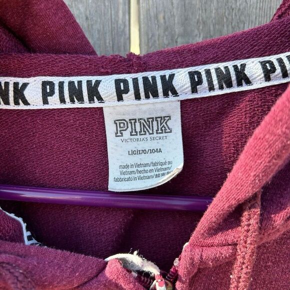 Victoria’s Secret full zip up hoodie size large - Picture 4 of 8